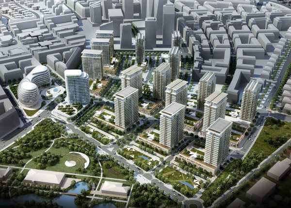 Baku White City Central Business District Konut ve Çarşı Kompleksleri